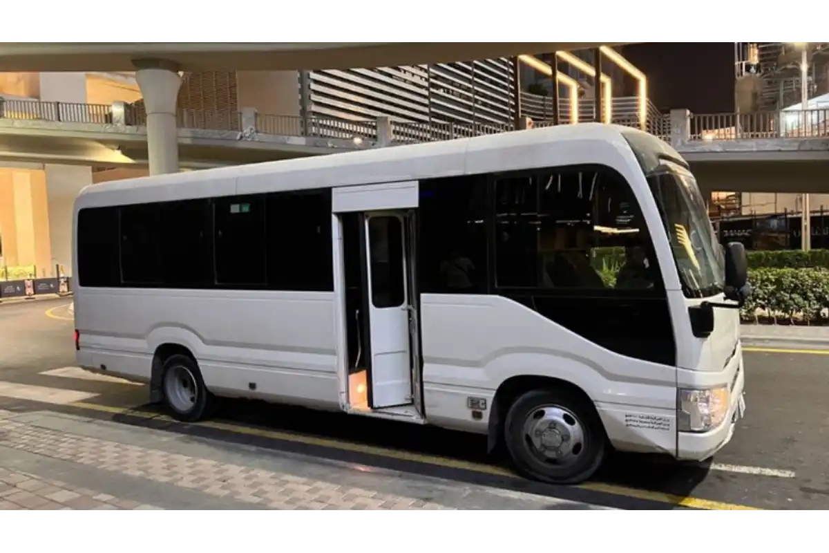 Toyota Coaster 22 seats for rent